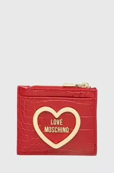 Кошелек Love Moschino, красный