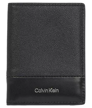 Кошелек мужской Calvin Klein кожаный, черный