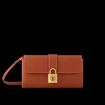 Кошелек на цепочке Low Key Louis Vuitton, коричневый