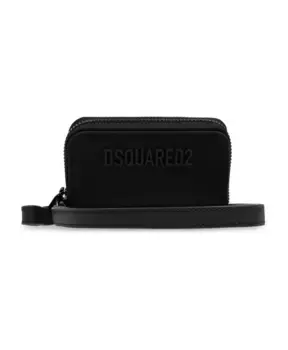 Кошелек на ремешке Dsquared2, черный