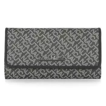 Кошелек Nautica Money Manager, цвет black iron wash