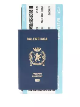 Кошелек Passport BALENCIAGA, синий