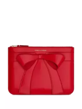 Кошелек с бантом Comme Des Garons Wallet, красный