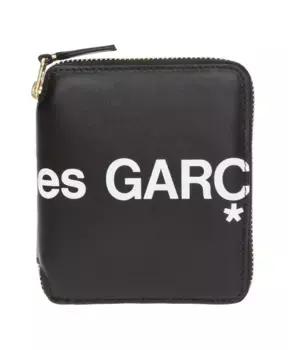 Кошелек с логотипом Comme Des Garons, черный