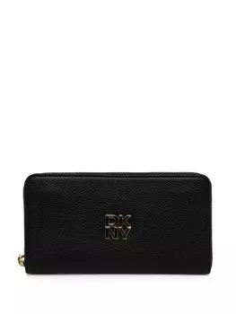 Кошелек с логотипом DKNY, черный