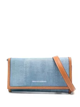 Кошелек с логотипом Ermanno Scervino, синий