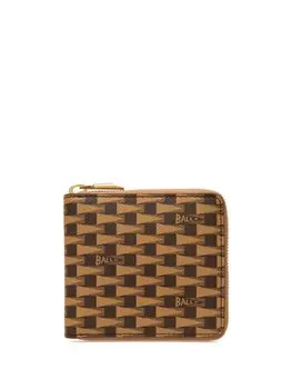 Кошелек с монограммой Bally, коричневый
