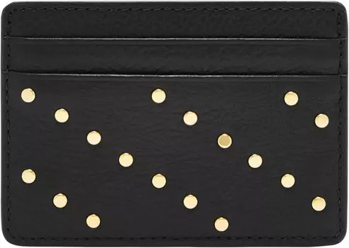 Кошелек Steven Card Case Fossil, черный