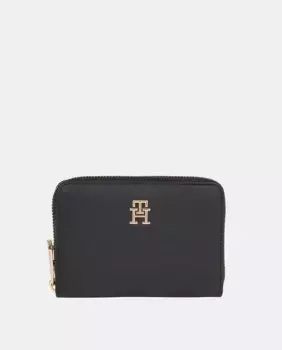 Кошелек Tommy Hilfiger среднего размера, черный