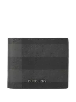 Кошелек в клетку BURBERRY, серый
