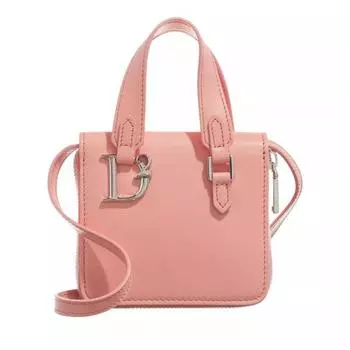 Кошелек wallet crossbody vitello Dsquared2, розовый