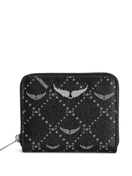 Кошелек Zadig&Voltaire с монограммами, черный