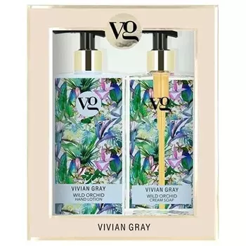 Косметический набор «Дикая орхидея» Крем-мыло Лосьон для рук Vivian Gray