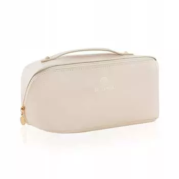 Косметичка бежевая MELLOW - Betlewski Large Leather Eco