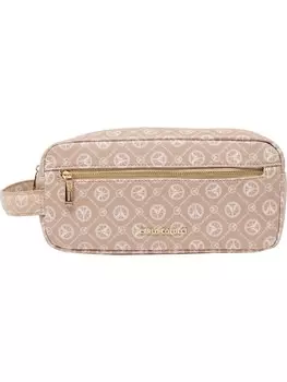 Косметичка Carlo Colucci Cosmetic Bag, темно-бежевый