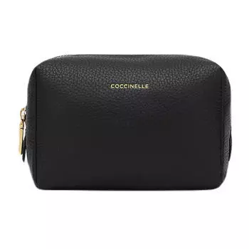 Косметичка Coccinelle Grained Leather Maxi, черный