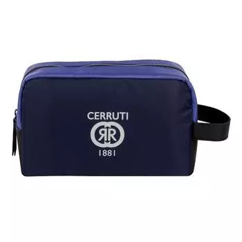 Косметичка цвета кирпичной тьмы, ярко-синяя CERRUTI 1881