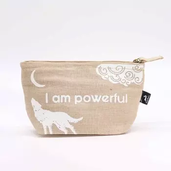 Косметичка из джута и хлопка - Hop Hare - I am Powerful ANCIENT WISDOM