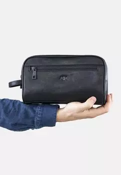 Косметичка LEATHER WASH GATWICK SID & VAIN, цвет schwarz