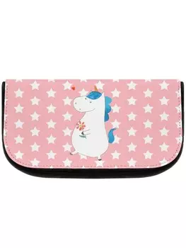 Косметичка Mr & Mrs Panda Einhorn Spaziergang ohne Spruch, цвет rot pastell