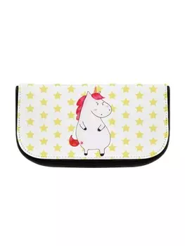 Косметичка Mr & Mrs Panda Einhorn Wut ohne Spruch, белый