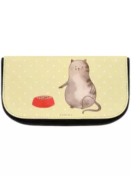 Косметичка Mr & Mrs Panda Katze Fressen ohne Spruch, пастельно-желтый