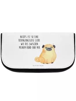 Косметичка Mr & Mrs Panda Mops, белый
