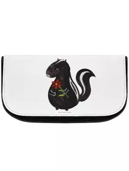 Косметичка Mr & Mrs Panda Stinktier Blume ohne Spruch, белый