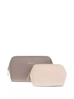 Косметичка на молнии Furla, серый