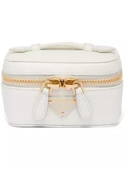 Косметичка на молнии Prada, белый