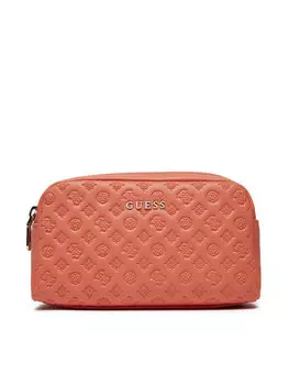 Косметичка Not Coordinated (PE) Accessories PW7438 Guess, коралловый цвет