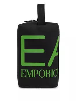 Косметичка с логотипом Ea7 Emporio Armani, черный