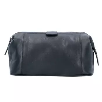 Косметичка The Chesterfield Brand Toiletry Bag Wax Pull Up Vince, черный