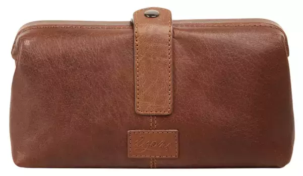 Косметичка X-Zone, натуральная кожа, цвет Cognac