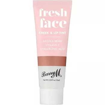 Косметика Fresh Face Тинт для щек и губ Сияющая влажная кожа Карамельные поцелуи 10мл, Barry M