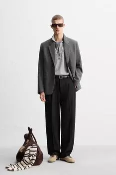 Костюм - блейзер ZARA, серый