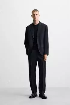 Костюм - блейзер ZARA, темно-синий