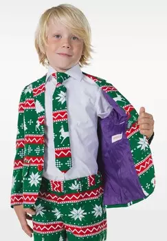 Костюм FESTIVITY SET OppoSuits, темно-зеленый