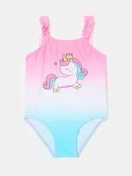 Костюм Intero Con Stampa e Volant Fagottino, цвет pink/ light blue