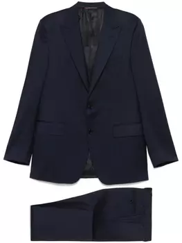 Костюм из шерсти Canali, синий