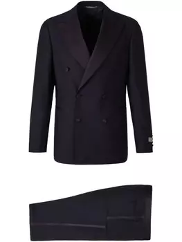 Костюм из шерсти Canali, синий