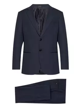 Костюм из смесовой шерсти Giorgio Armani, синий
