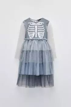 Костюм принцессы-скелета ZARA, белый