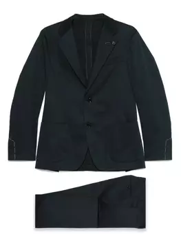 Костюм с брошью Lardini, синий
