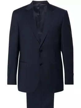 Костюм с принтом Canali, синий