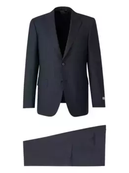 Костюм в клетку Canali, синий