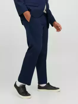 Костюмные брюки Jack & Jones PlusSize "JPRFRANCO TROUSER NOOS PLS", синий