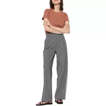 Костюмные брюки Uniqlo, серый