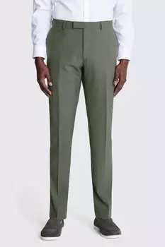 Костюмные брюки узкого кроя Dkny, зеленый