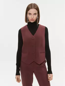 Костюмный жилет стандартного кроя Dkny, красный